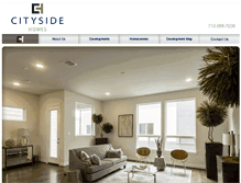 Tablet Screenshot of citysidehomes.com